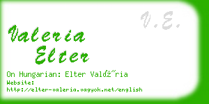 valeria elter business card